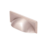 Windsor, Cup Handle, Brushed Nickel - Polished Chrome, 64-96mm Hole Centres