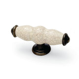 Winchester T Bar, Knob Handle, Antique-Cream-White-Pewter, Centre Fixing