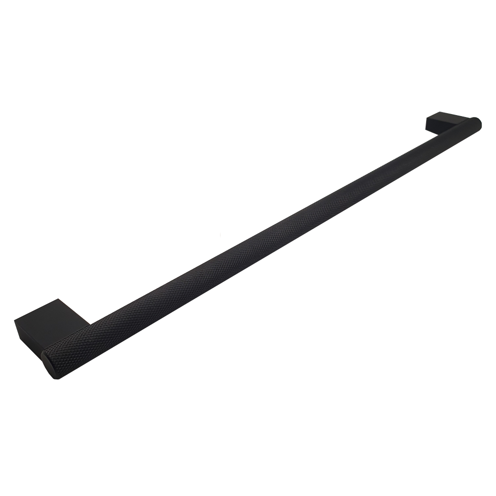 Mugello, Knob & Bar Handles, Knurled Black, Multiple Sizes