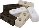 White - Beige - Black Modesty Blocks, Assembly Joints, Pack of 100