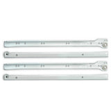 GTV, Undermount Drawer Runner Pair, 250-500mm Length, White